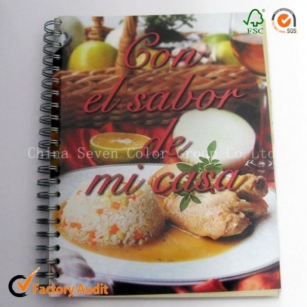 Cook Book/ Food Menu Printing Factory